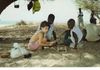 Learning marimba in Sierre Leone