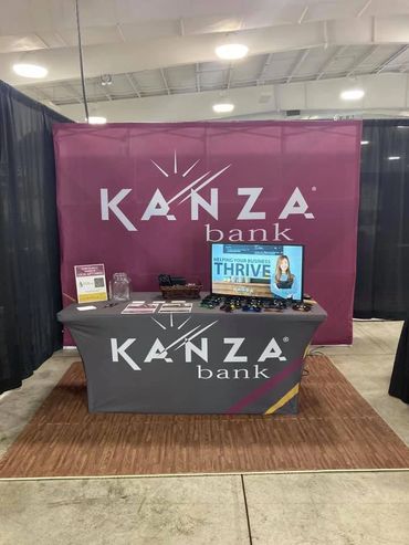 Erin Koehn marketing tradeshow booth.