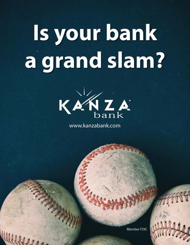 Erin Koehn marketing. Print ad in the Wichita Wind Surge Yearbook.