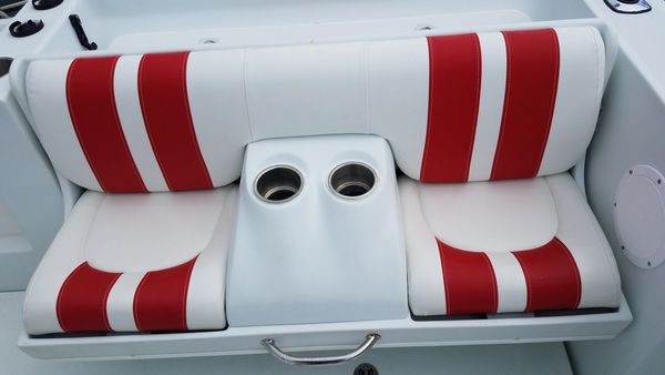 Perfect fit marine upholstery using a custom style and look to match a yacht lovers dream