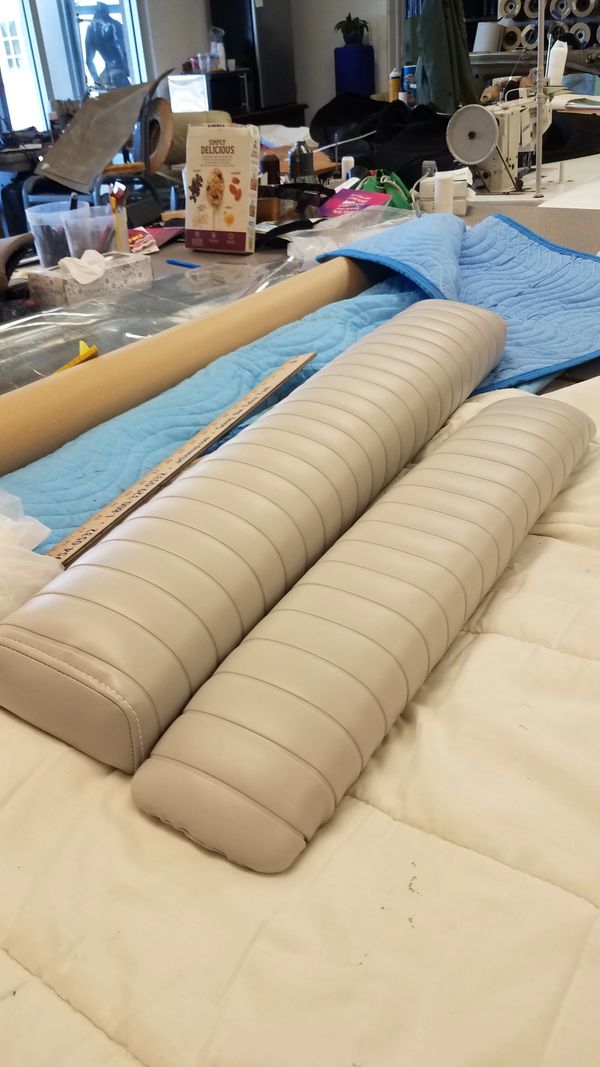 Clip and screw in backrest and arm rest for small boats and yachts in pinellas county florida