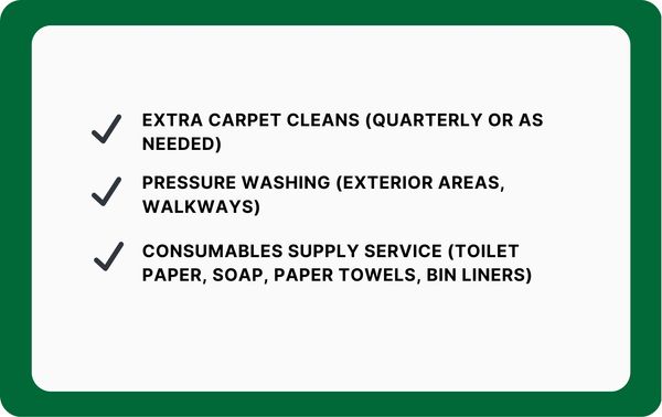 Office Cleaning & Commercial Cleaning Packages