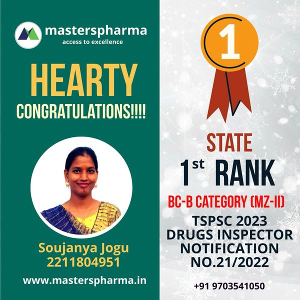 Drugs Inspector Coaching
UPSC Drugs Inspector Coaching
APPSC TSPSC Top drugs Inspector 