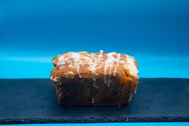 Genoa Cake with Lemon Icing