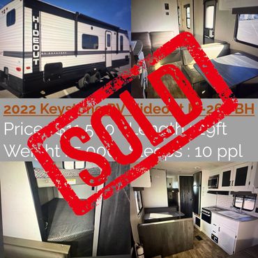 Keystone Hideout travel trailer - sold RV example