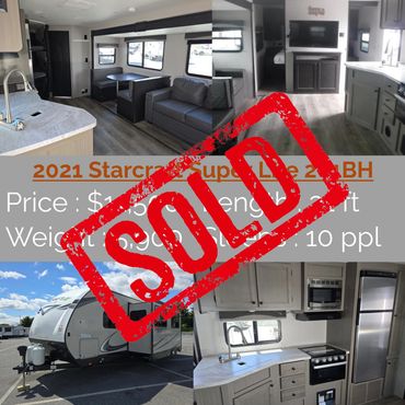 Starcraft camper trailer available for rent - family RV