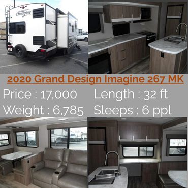 2019 Crossroads travel trailer - spacious RV for sale
