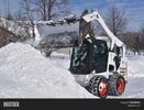 Skid steer snow removal services, Parking lot sweeping, line painting