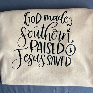 Sand with black letters.