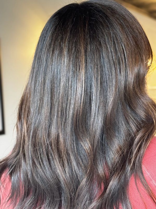 Lived In Brunette Hair...Balayage, Glaze & Cut