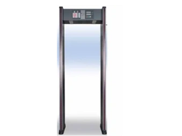 Metal detector archway used for security screening.