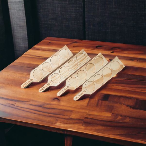Carved Beer Flight boards