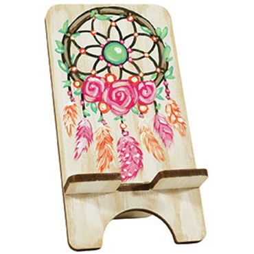 Catch A Dream is a painting on a wooden phone stand. Painting take 1.5 hours to complete.