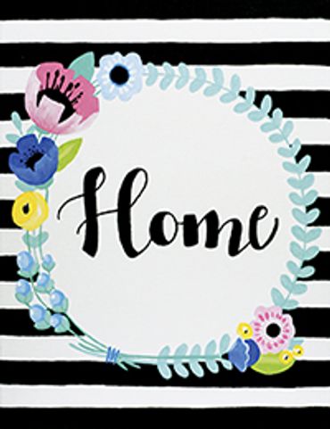 Floral Home Wreath