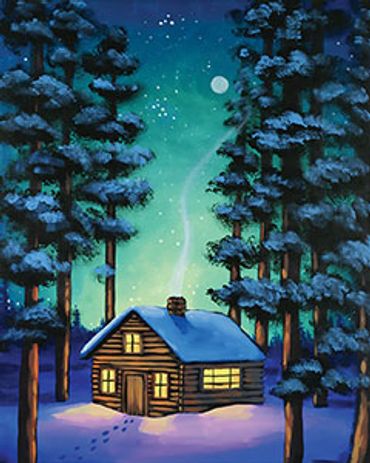 Warm Winter Cabin