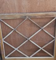 This is an old window in process of restoration.