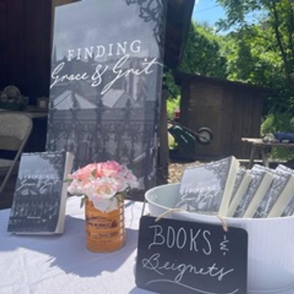 Finding Grace and Grit by Khristeena Lute Books & Beignets event 2021