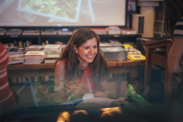 Parnassus Books, Book launch of Shana Thornton's Poke Sallet Queen & the Family Medicine Wheel 2015.