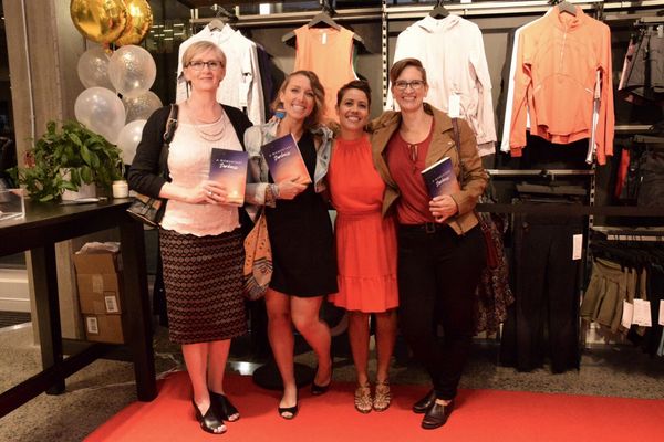 Nikki Martin's book launch for A Momentary Darkness at Lululemon Halifax. 2018