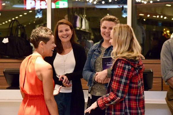 Nikki Martin's book launch for A Momentary Darkness at Lululemon Halifax. 2018
