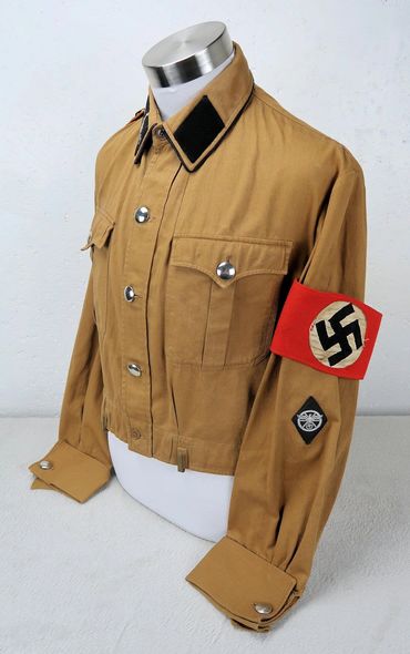 Original WW2 German NSKK Motor Corps Driver Brownshirt with Armband