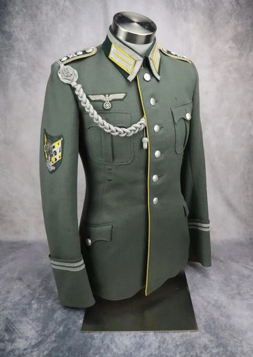 Original WW2 German Nachrichtentruppe Signals Standard Bearer Waffenrock Tunic Uniform