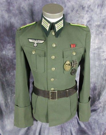 Original WW2 German Panzergrenadier Officer Tunic Jacket Uniform