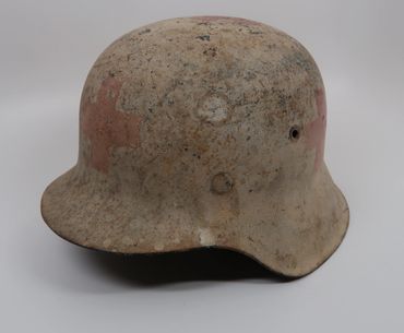 Original WW2 German Medic Helmet Camo