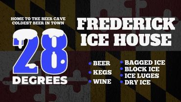 Brown's is new home of  Frederick Ice House !!
Bagged Ice, Block Ice, Ice Luges & Dry Ice