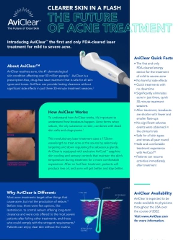 Avi Clear Laser treatment for moderate to severe acne
#AviClear #acne #laser #clearskin #nomoreacne