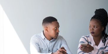 couple talking communication