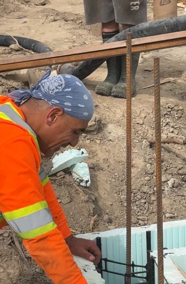 crew is working on institutional project in North YorkThe