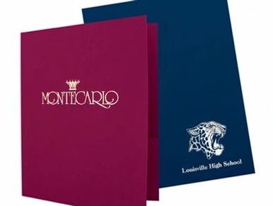 Custom Presentation and Pocket Folders, Portfolios, and Report Covers for trade shows and marketing