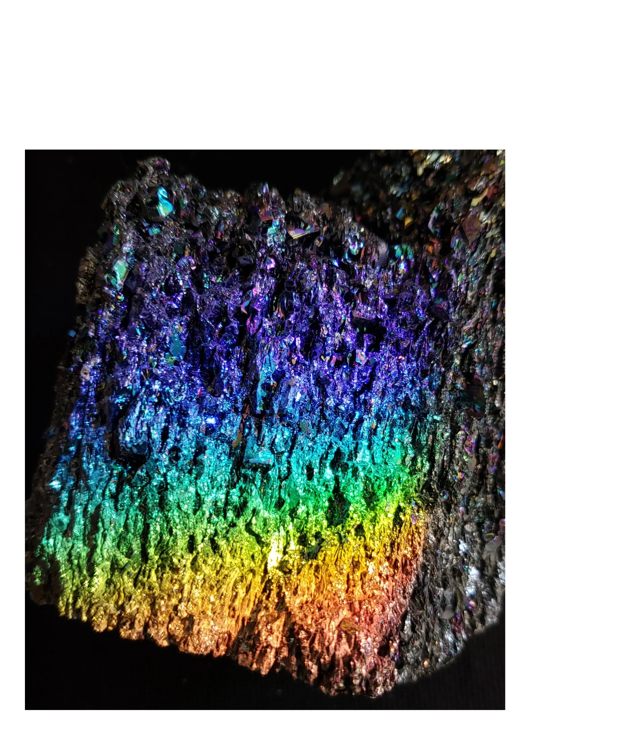 multicolored close up of rock