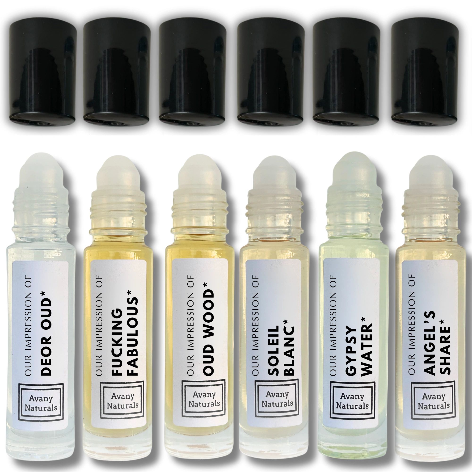 mini sample perfume oils