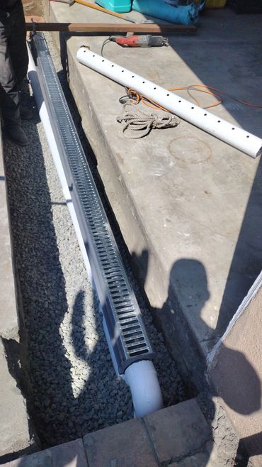 FRENSH DRAINAGE INSTALLATION.