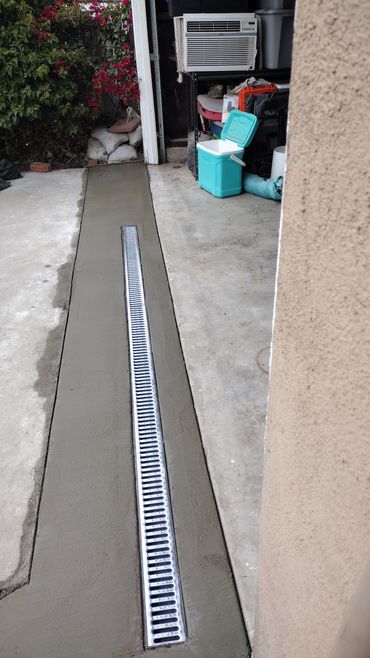 FRENCH DRAINAGE FINISH PRODUCT.