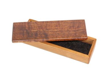 rectangular koa pencil box