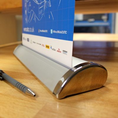 desktop roller banner