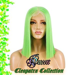 Queen Candy Collection: Queen Cleopatra Collection Green Lace Front Wig