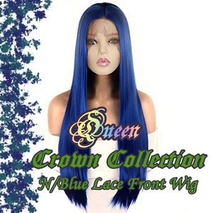 Queen Candy Collection: Queen Crown Collection Blue Lace Front Wig