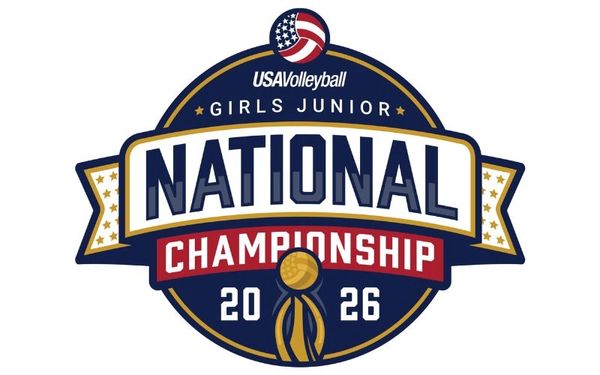 Logo for USA Volleyball Girls Junior National Championship 2026.