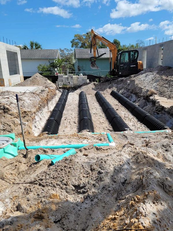 New construction septic system
