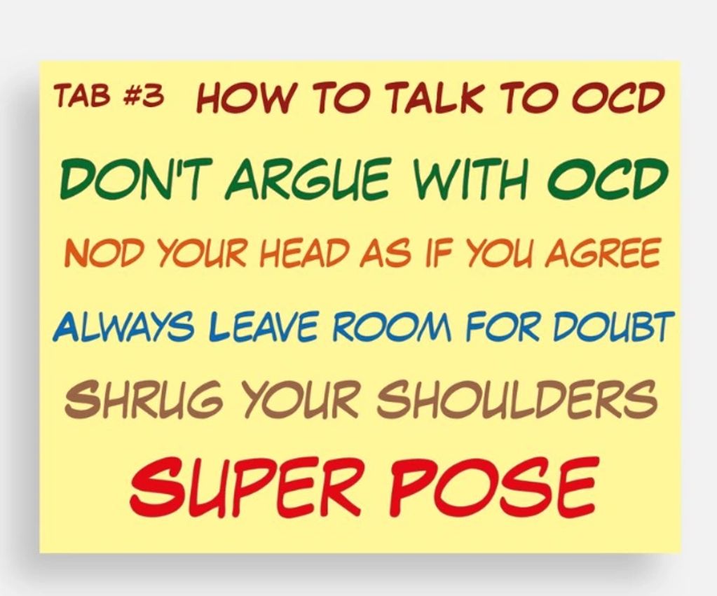 How to talk back to OCD