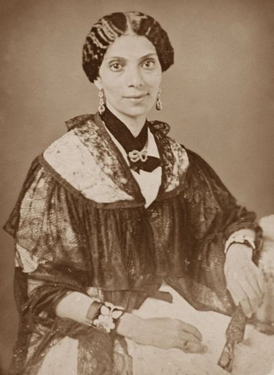Mary Peake's portait, now in the archives of the Hampton University Museum.