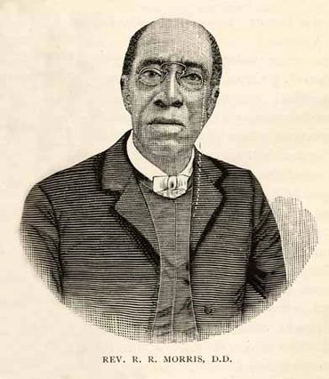 Rev. R. R. Morris - the first Pastor 1870 - 1877