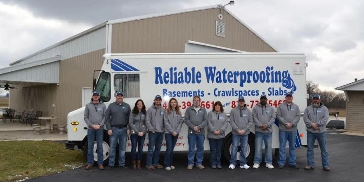 An image of our home basement waterpoofing team in Lima, OH