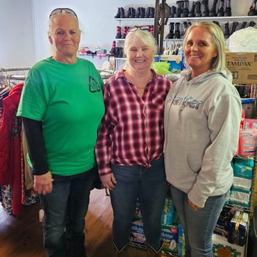 Meet Sarah, Lesa, and Vicky—part of our incredible team at Community Rebuild Initiative (CRI), alway