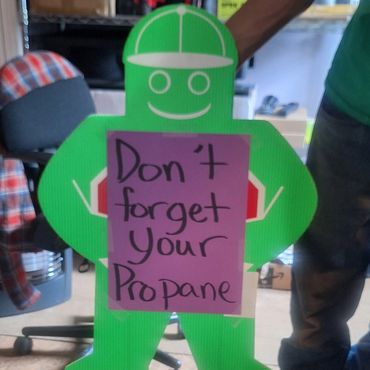 Don't forget your propane! Community Rebuild Initiative offers free propane exchanges—bring in two p