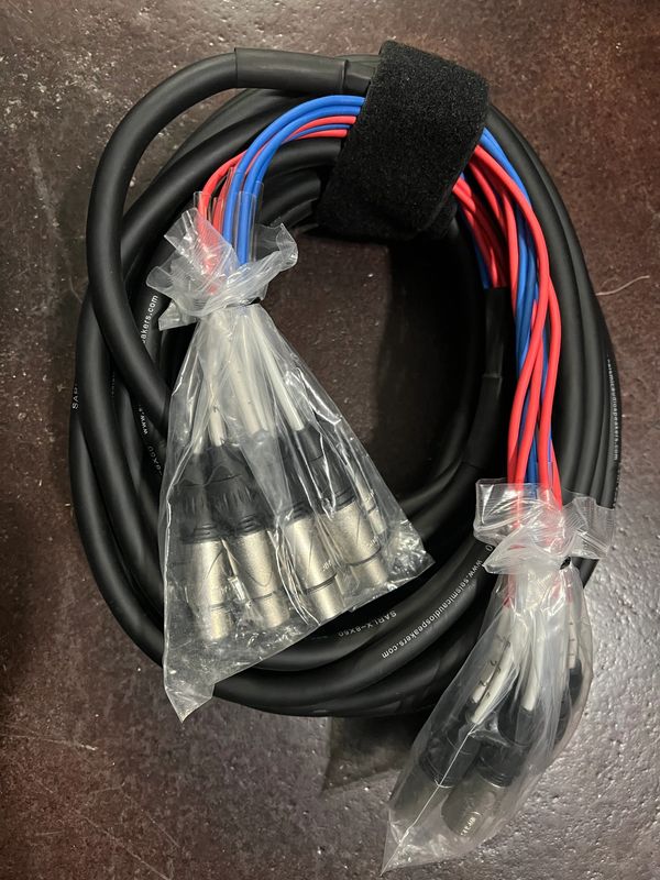 Audio Snake 50' XLR Straight 8 rental